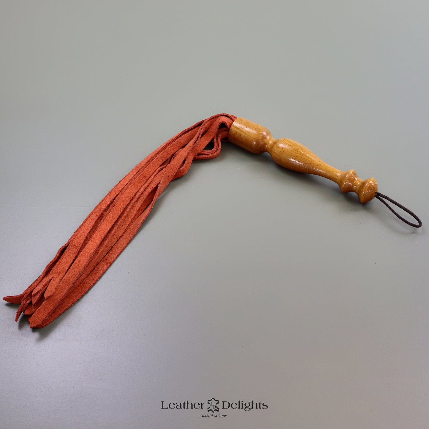 Sunset Orange Suede Flogger