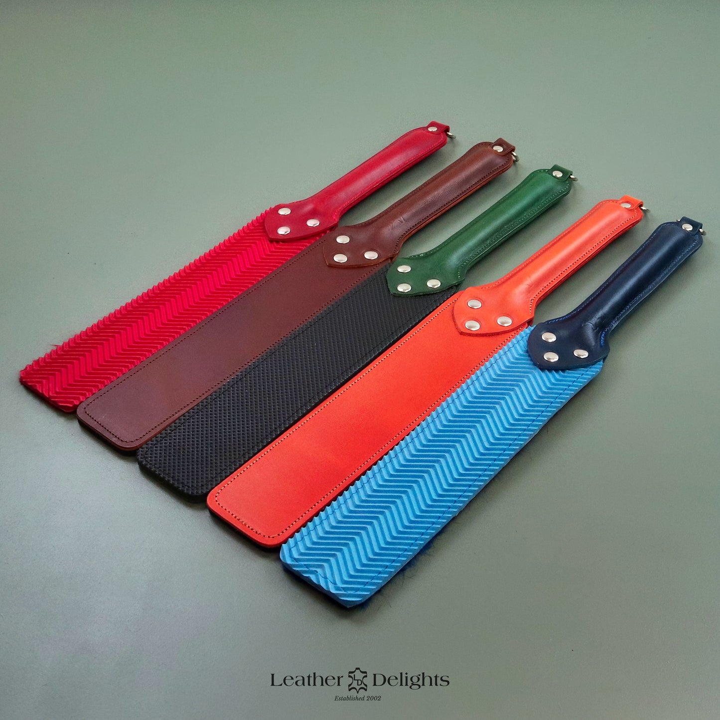 Punishment Paddle - Leather & Rubber