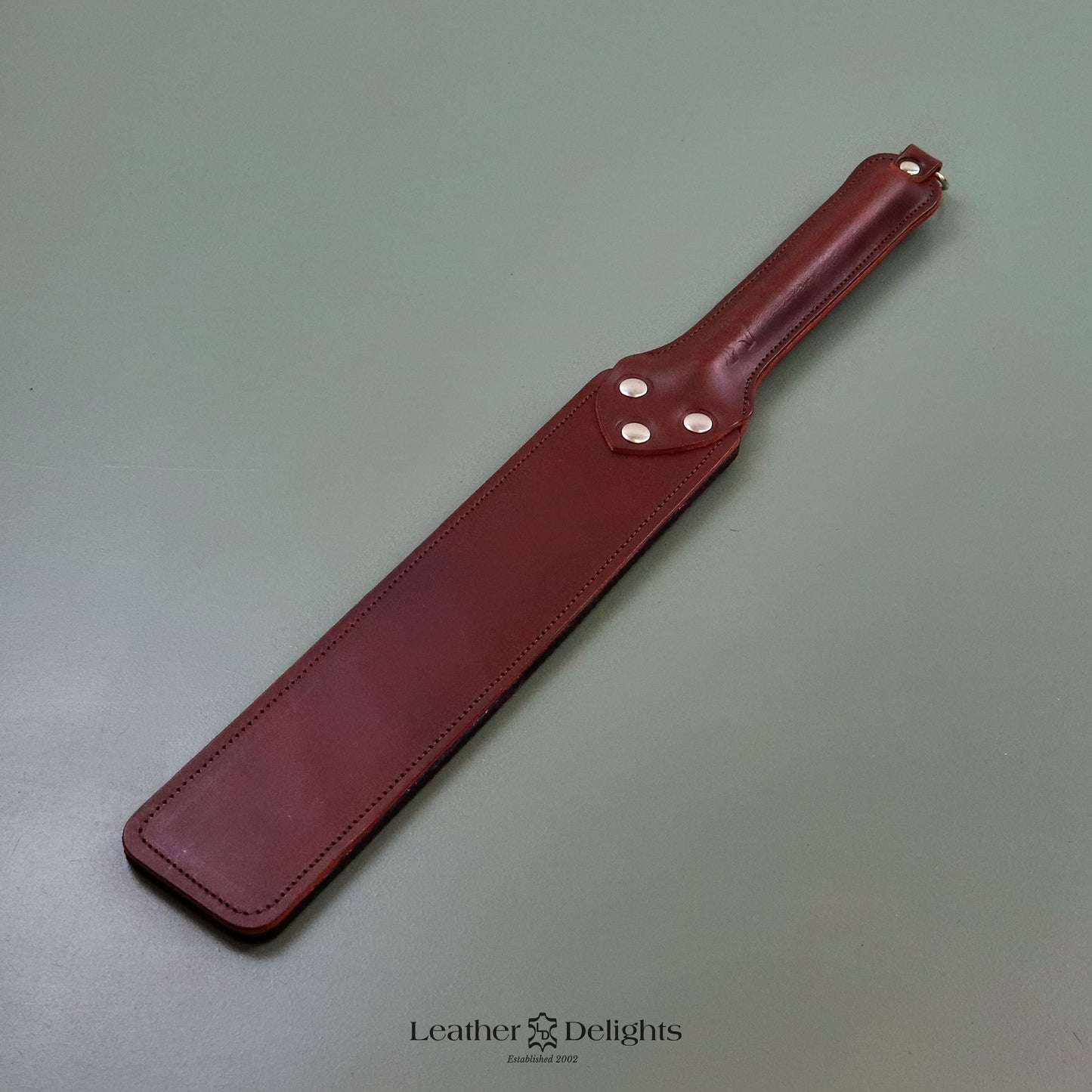 Punishment Paddle - Leather & Rubber