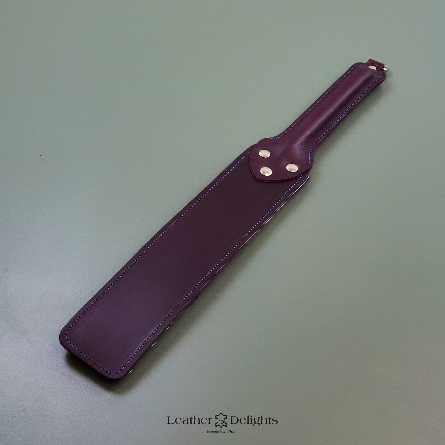 Punishment Paddle - Leather & Sheepskin