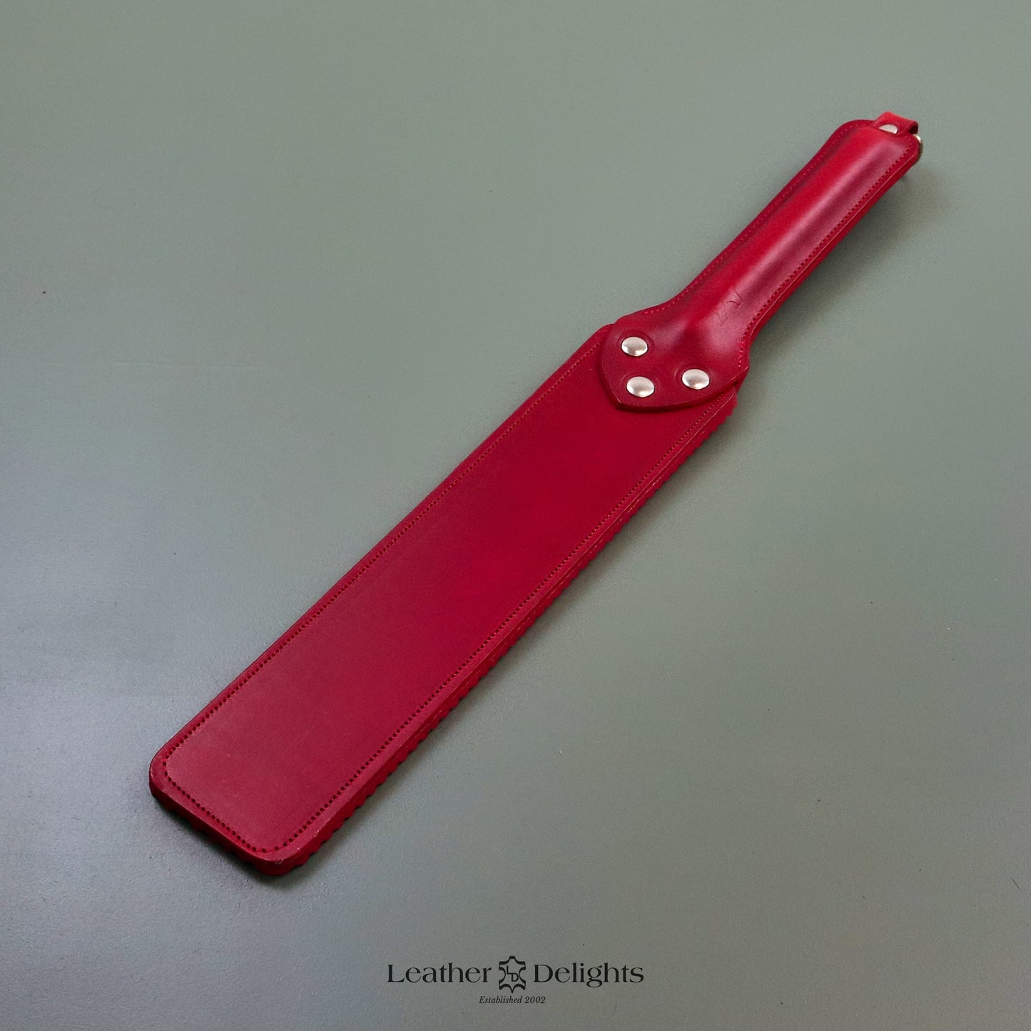 Punishment Paddle - Leather & Rubber