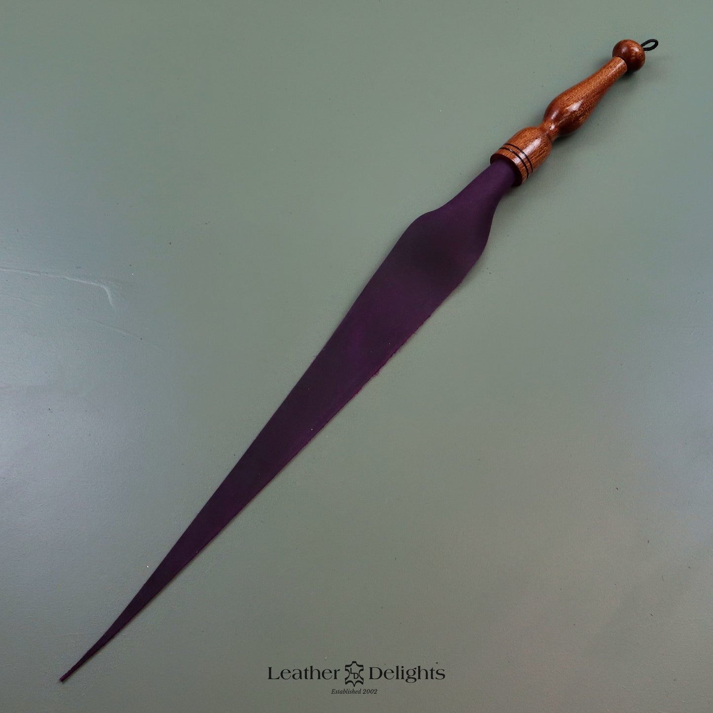Soft Purple Leather Dragon Tail