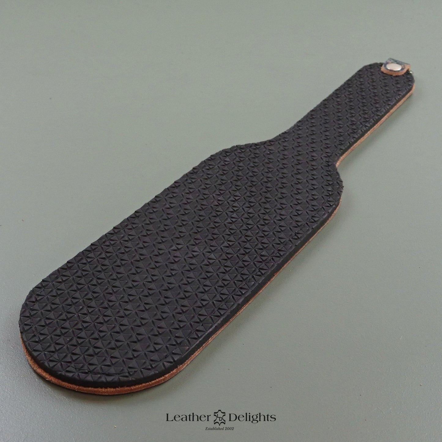 Colossus - Snake Print Leather & Pyramid Rubber