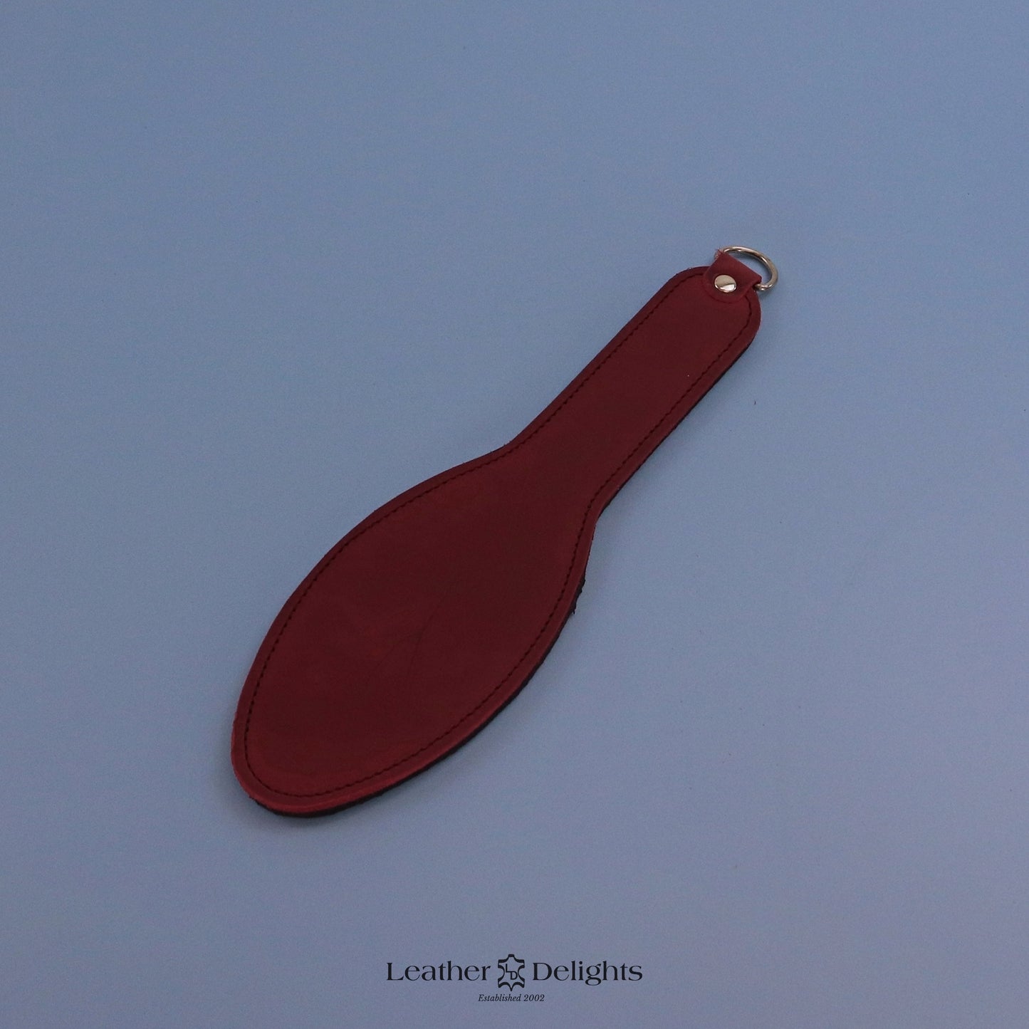 Shoe Sole - Red Pull Up Leather & Dimpled Rubber