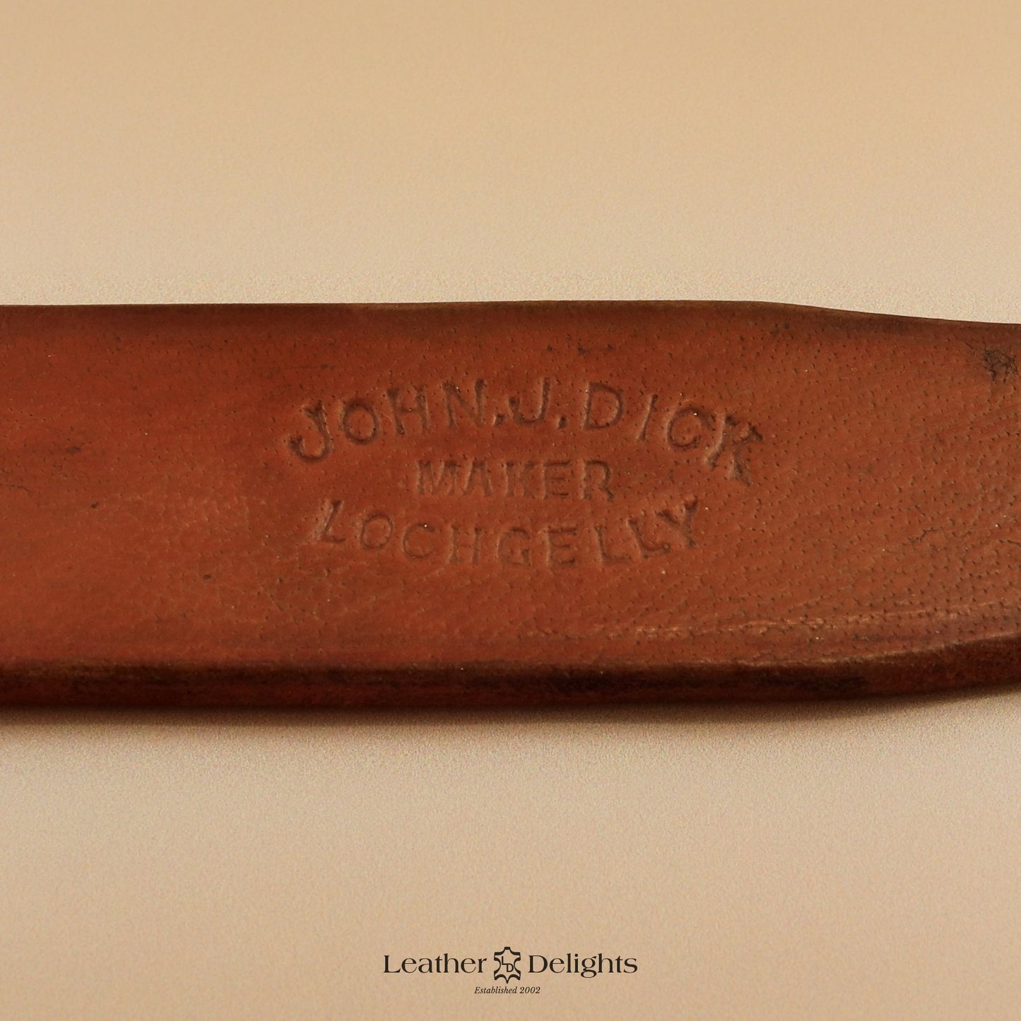 John J Dick Lochgelly Tawse (1958-73)