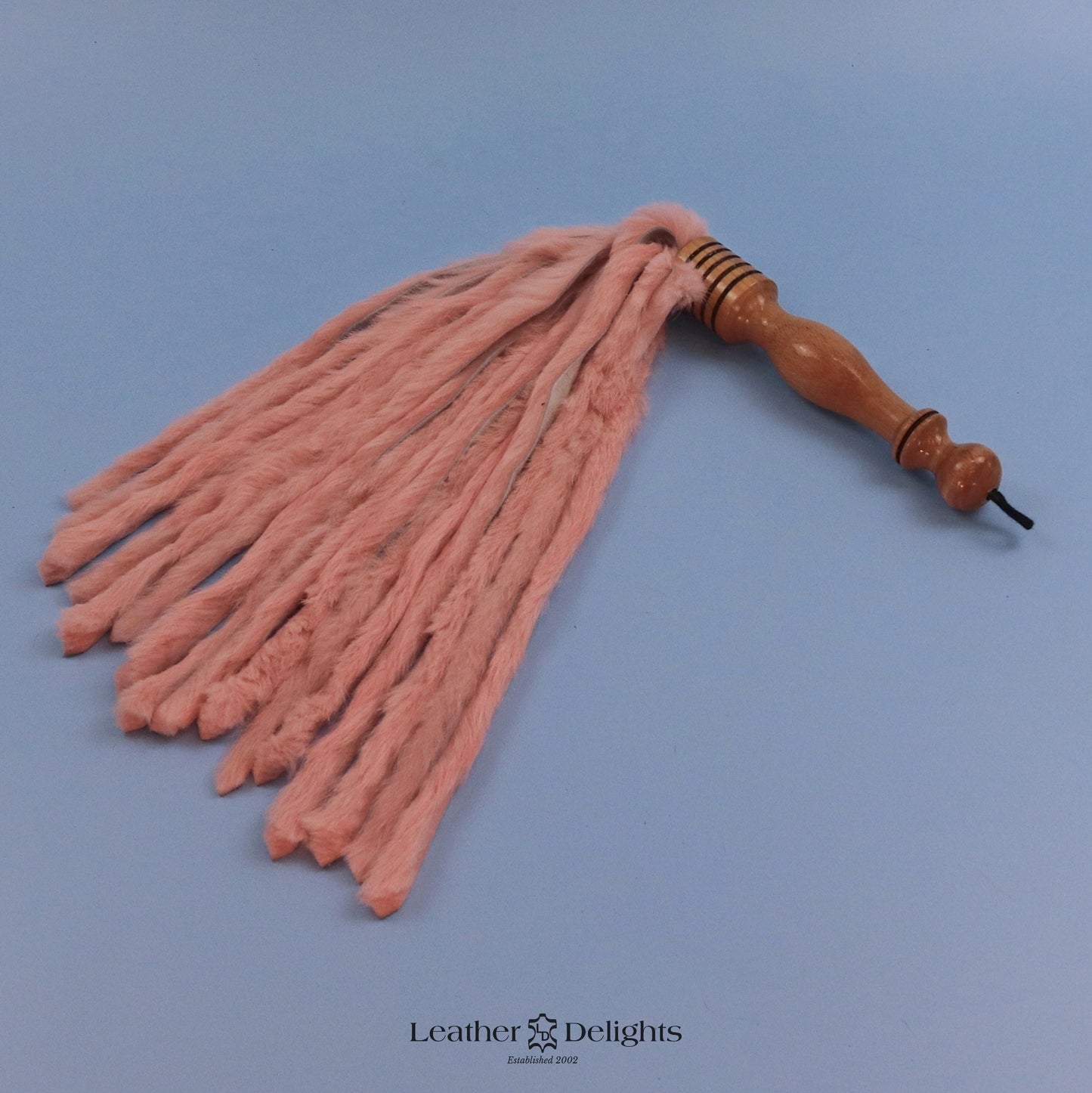 Baby Pink Rabbit Fur Flogger