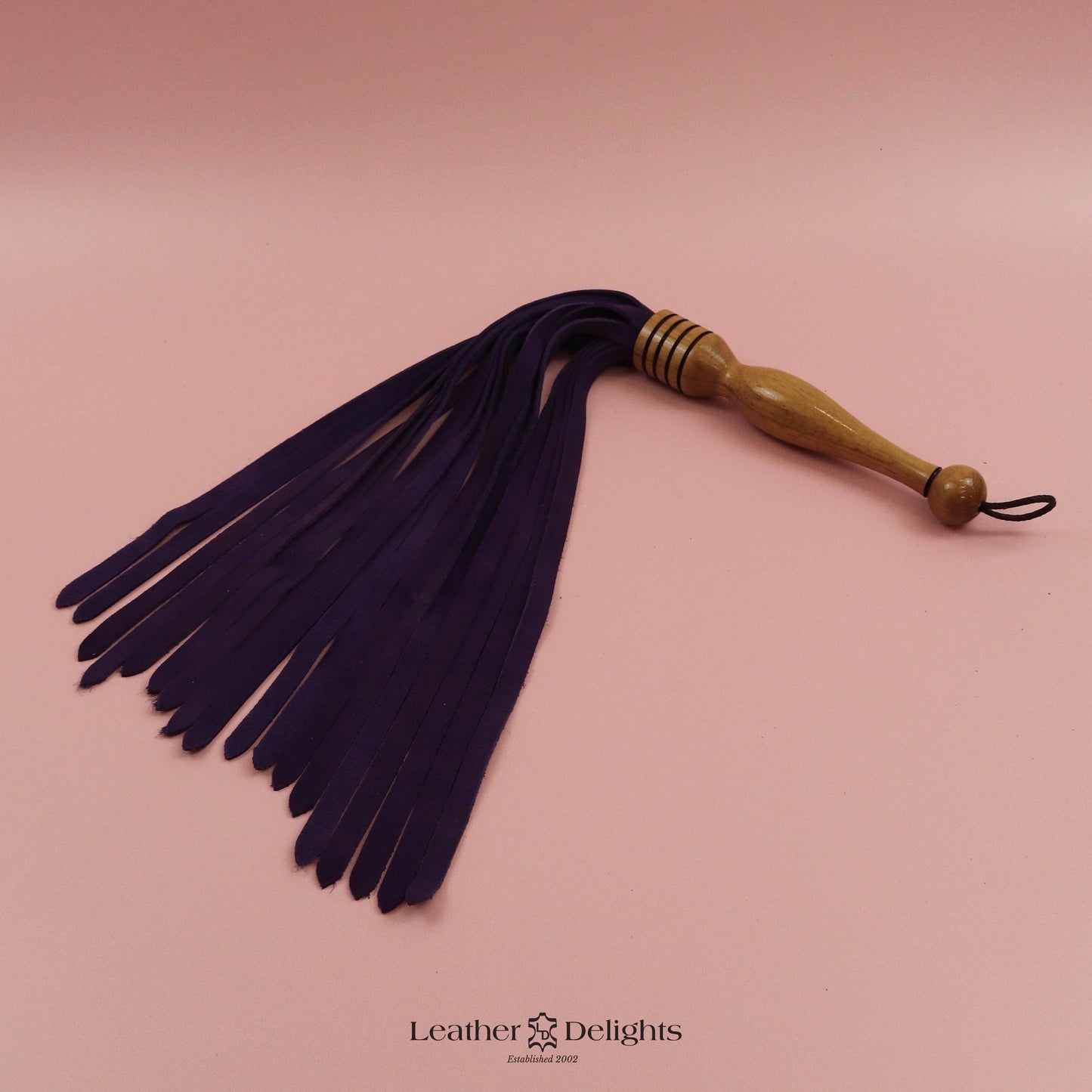 Purple Nubuck Flogger