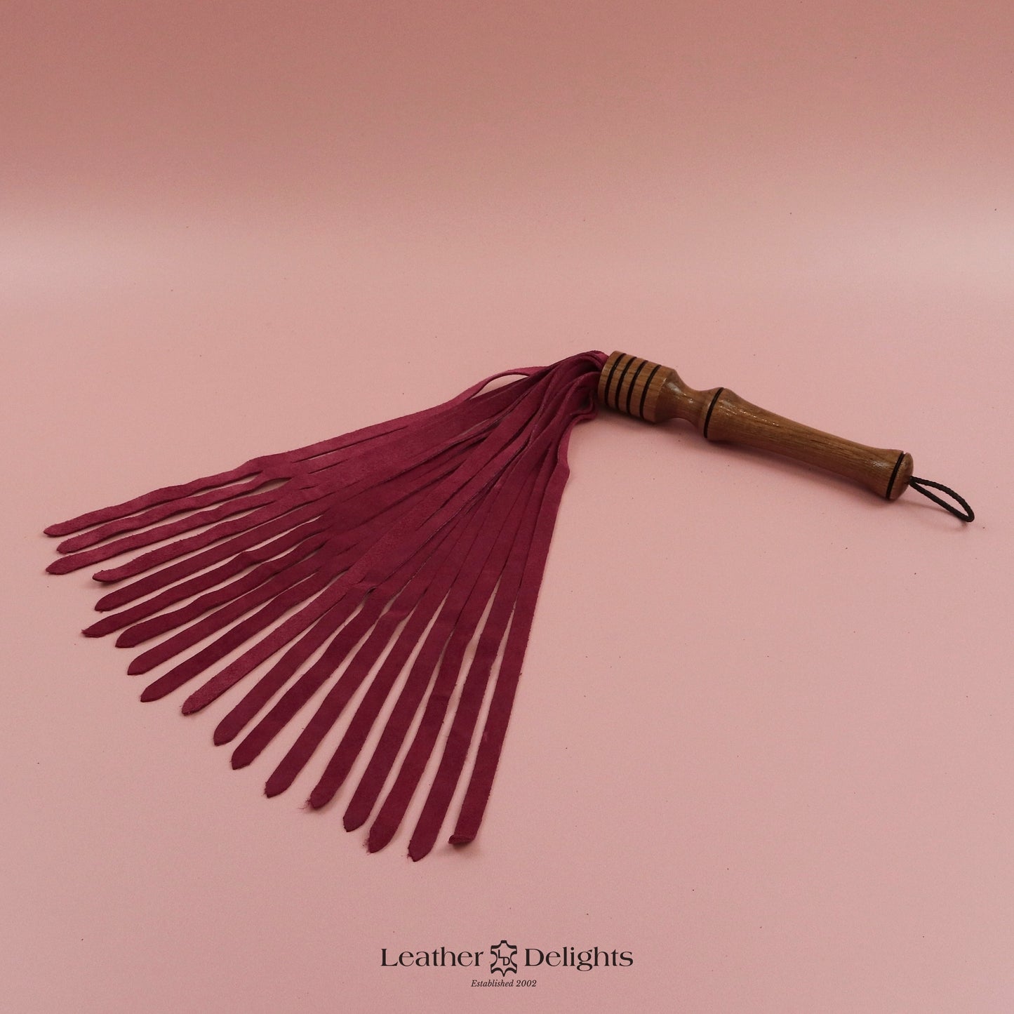 Dark Pink Suede Flogger