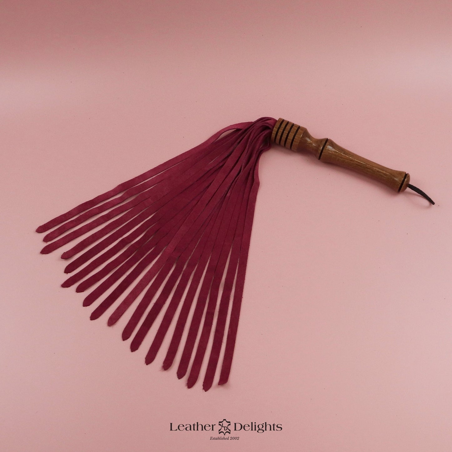 Dark Pink Suede Flogger
