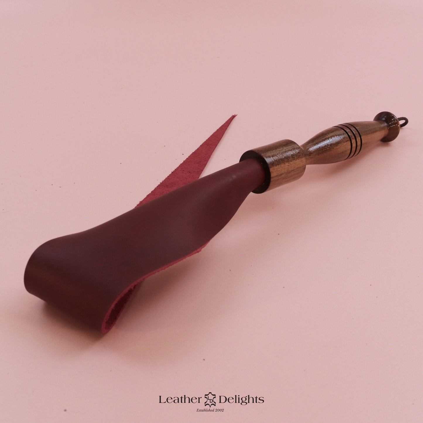 Soft Red Leather Dragon Tail