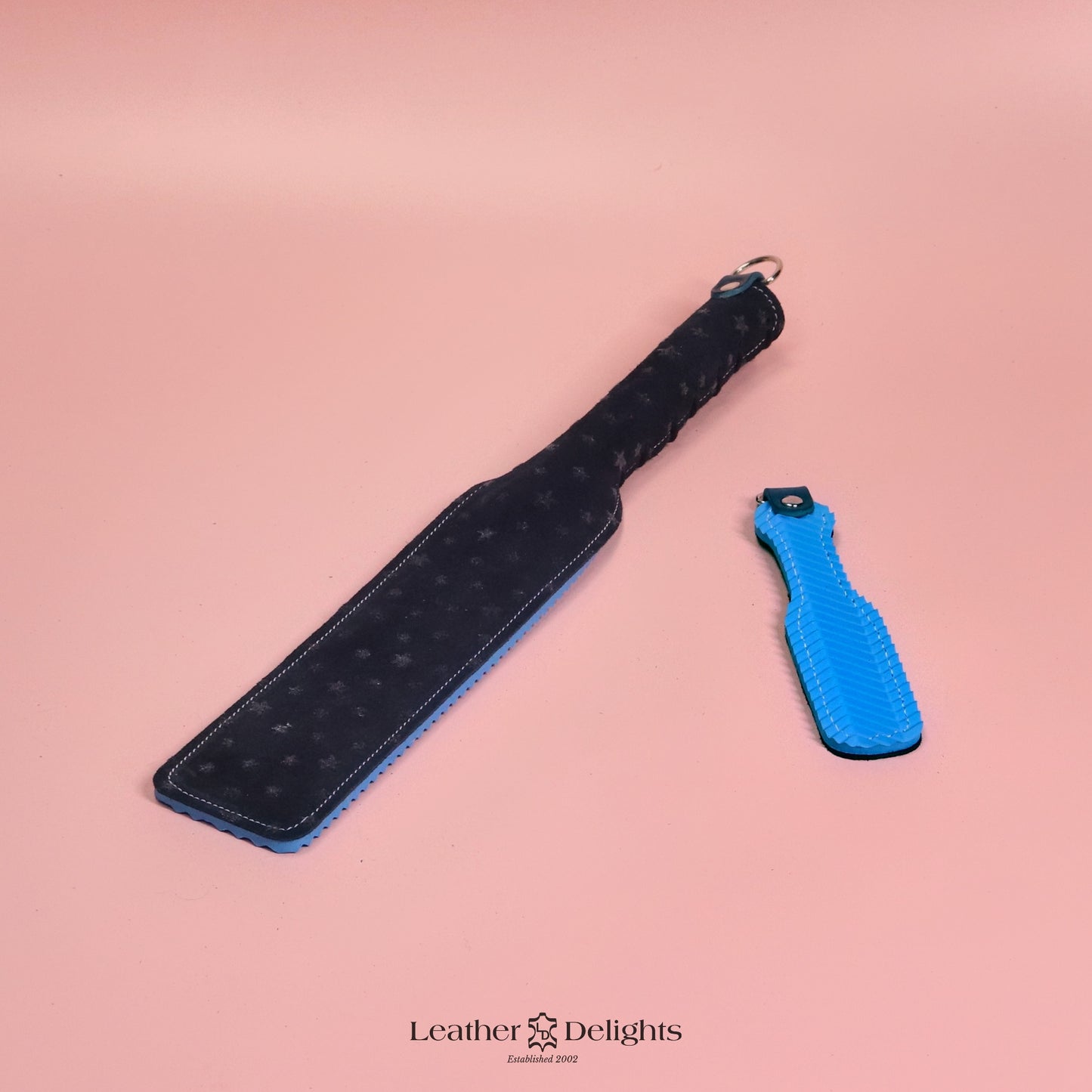Double Cheek Slapper - Stars Suede & Blue Ripple Rubber