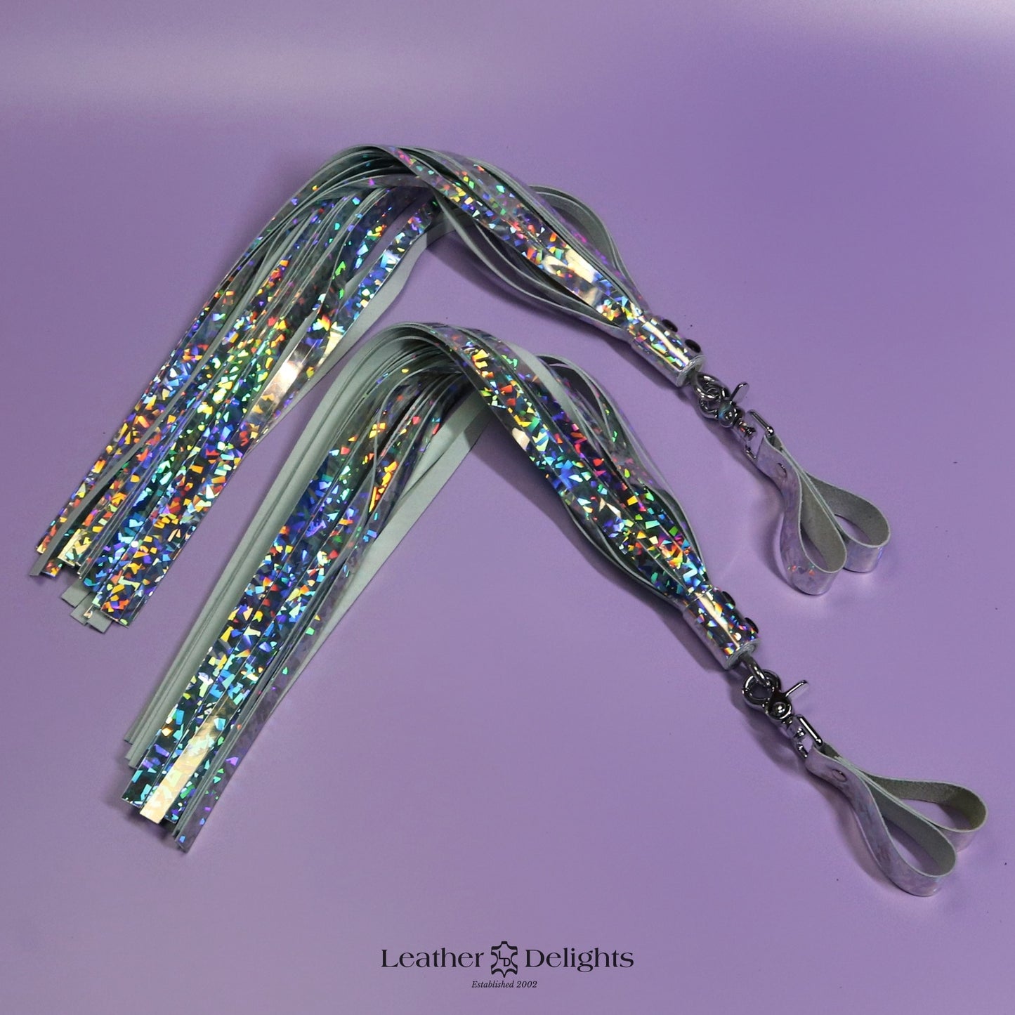 Poi Flogger - Holographic Leather