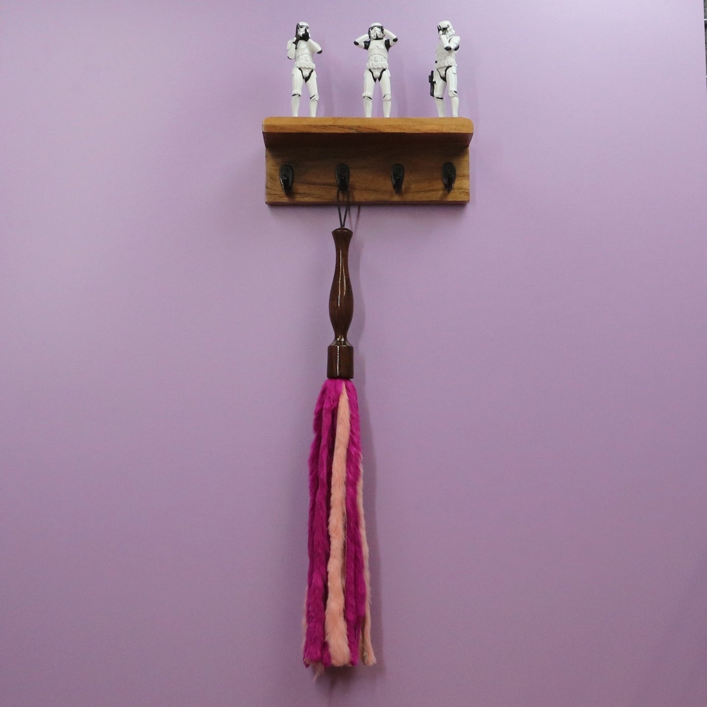 Baby Pink & Bright Pink Fur Flogger