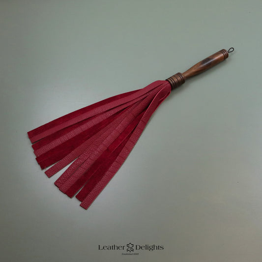 Indian Rosewood & Maroon Elk Flogger