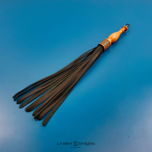 Black Leather Flogger