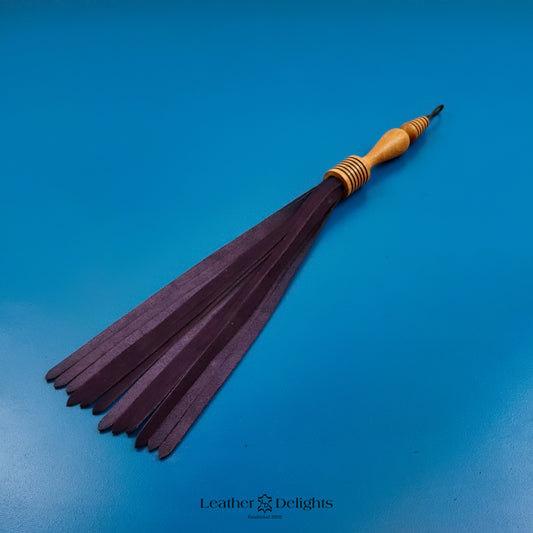 Dark Purple Nubuck Flogger