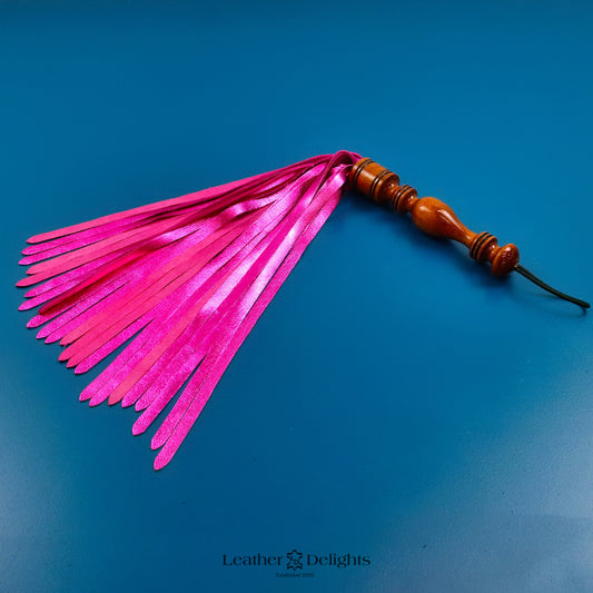 Hot Pink Lambskin Flogger