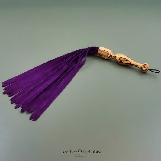 Dark Purple Suede Flogger