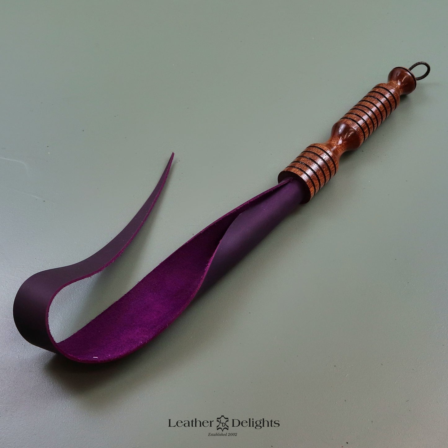 Soft Purple Leather Dragon Tail