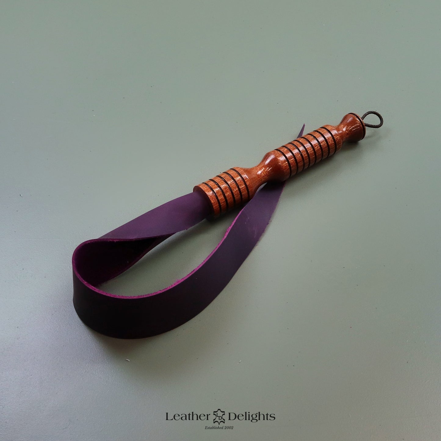 Soft Purple Leather Dragon Tail