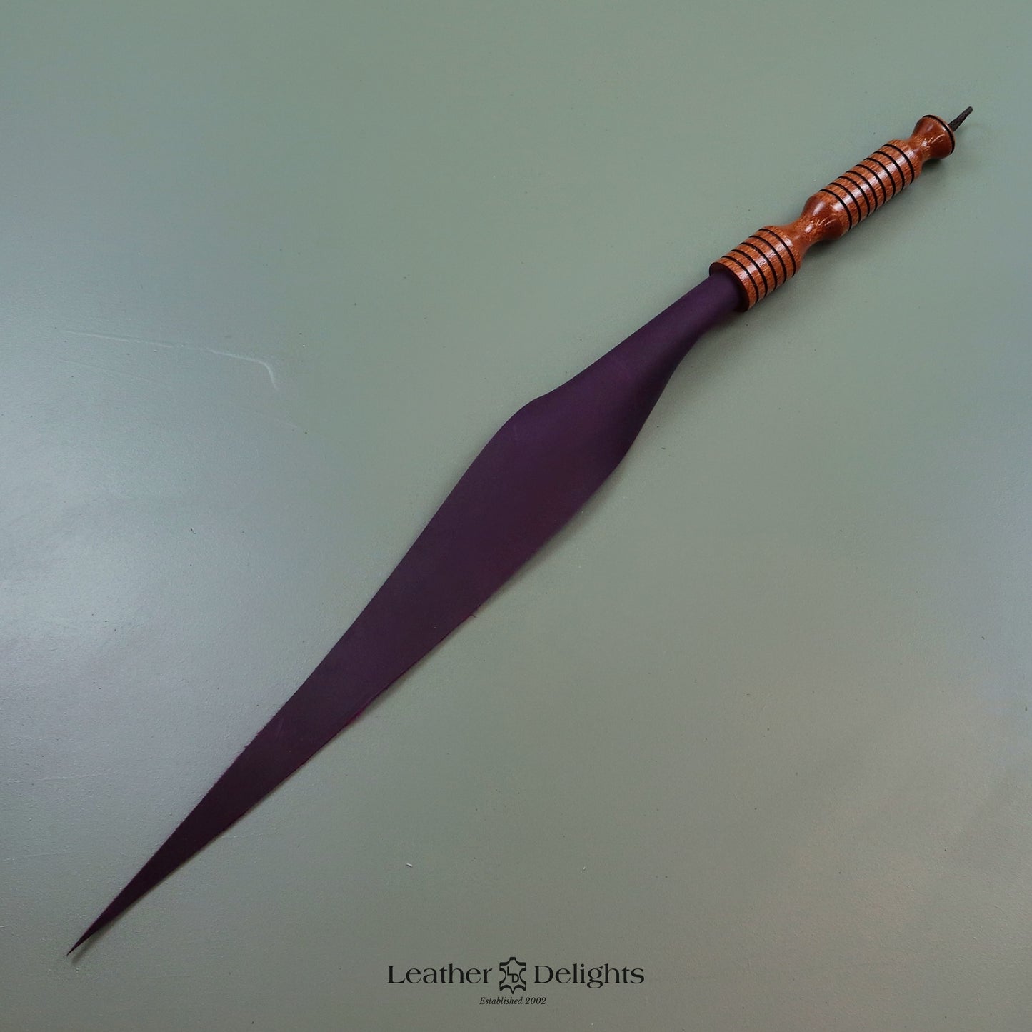 Soft Purple Leather Dragon Tail