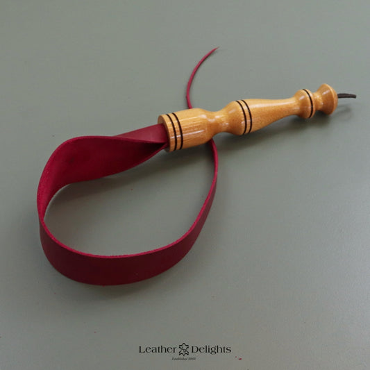 Soft Red Leather Dragon Tail