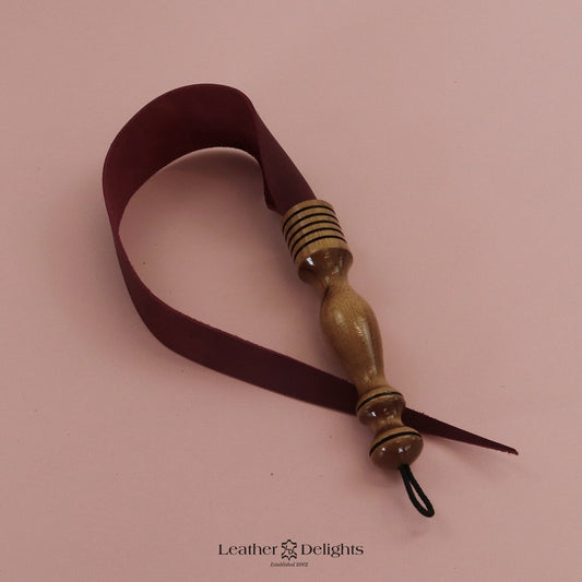 Soft Red Leather Dragon Tail