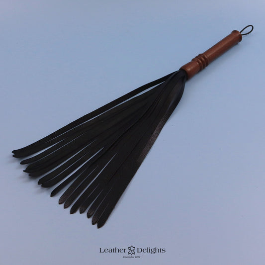 Soft Black Leather Flogger