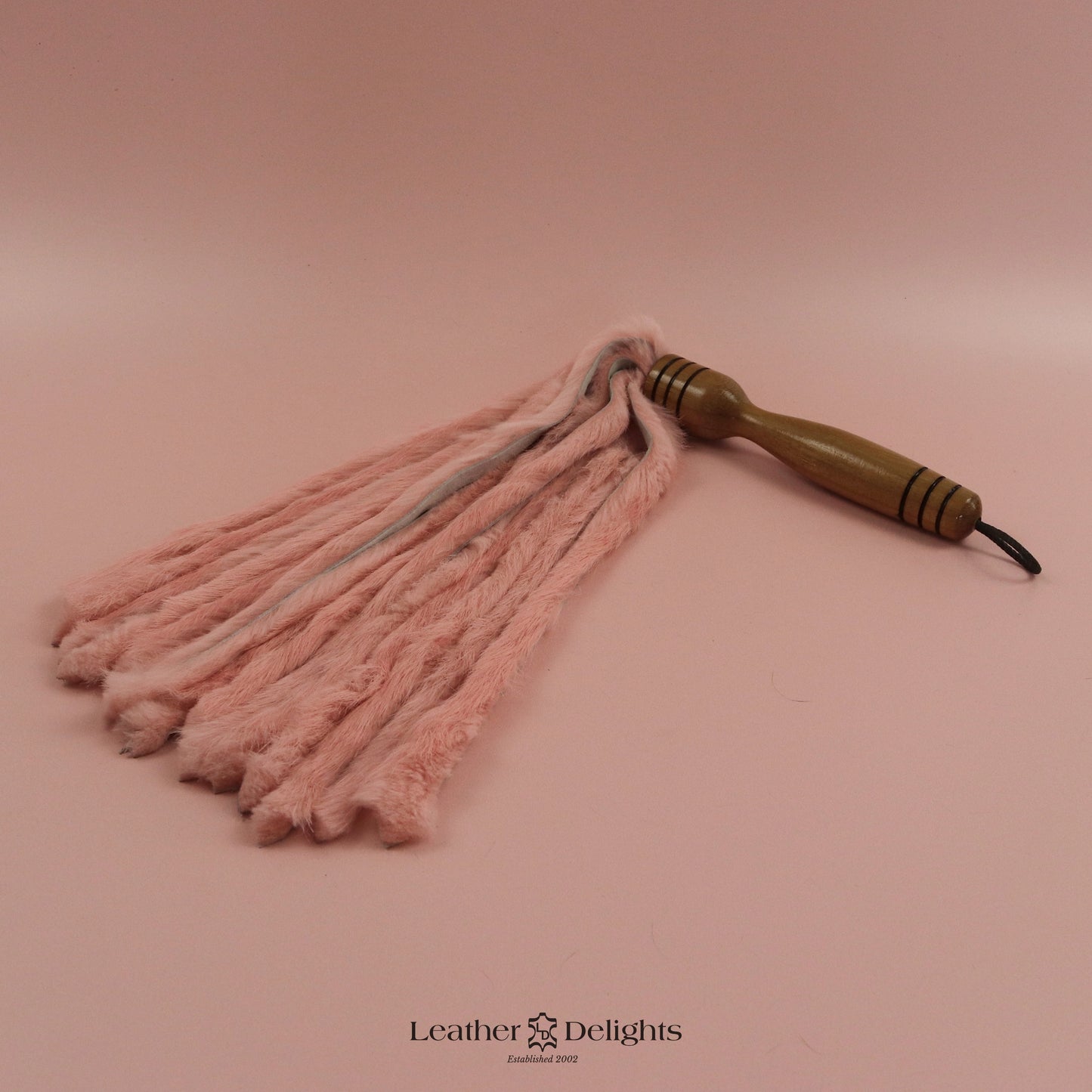 Baby Pink Rabbit Fur Flogger