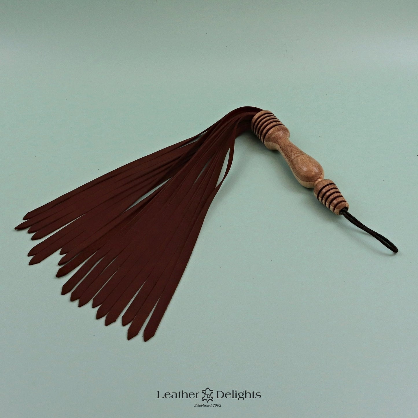 Soft Brown Leather Flogger