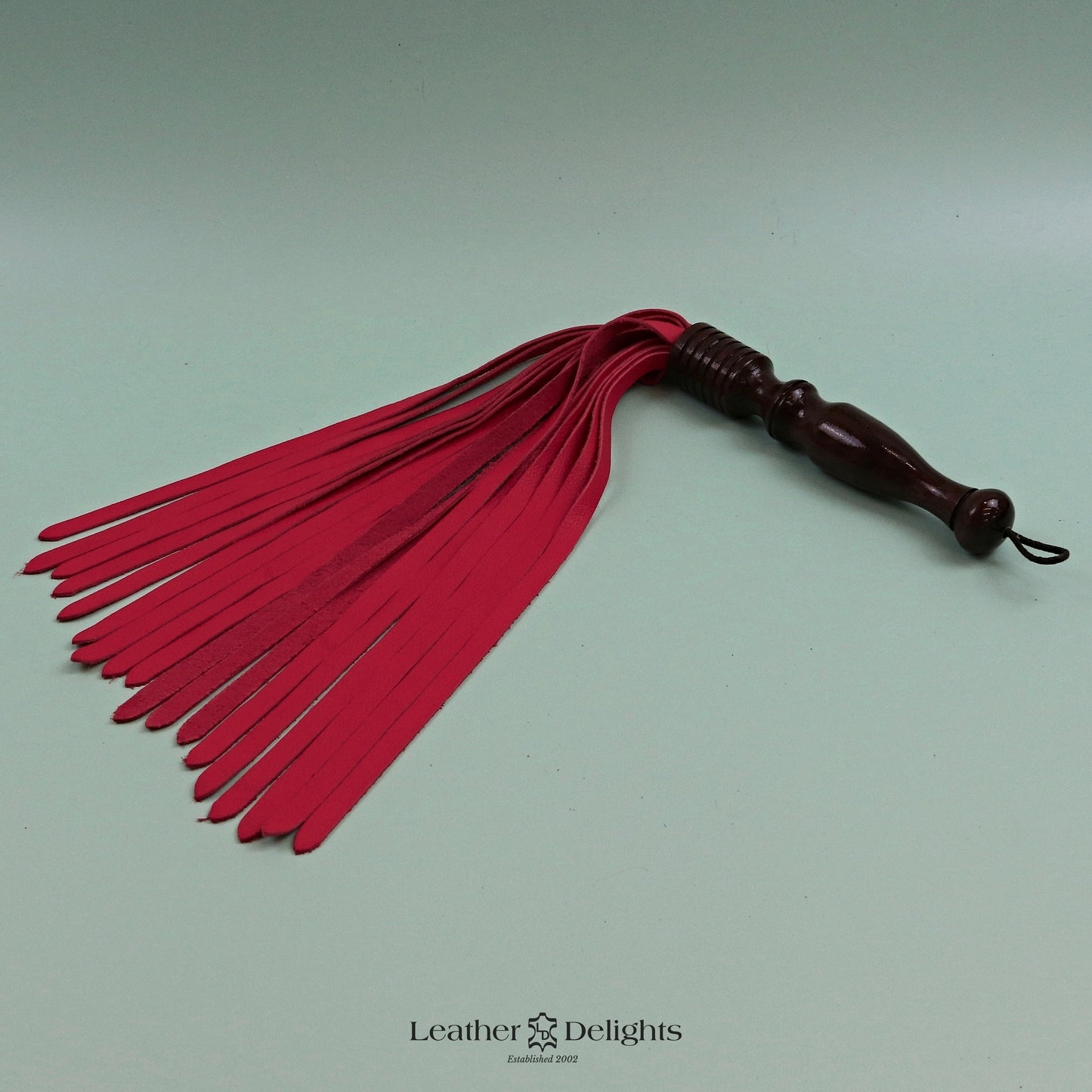 Soft Red Leather Flogger