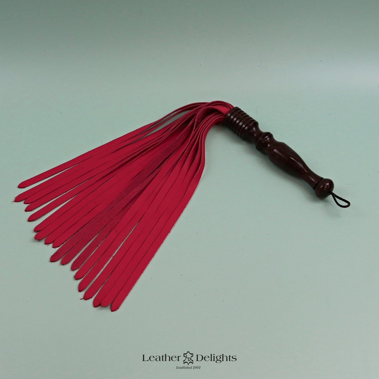 Soft Red Leather Flogger