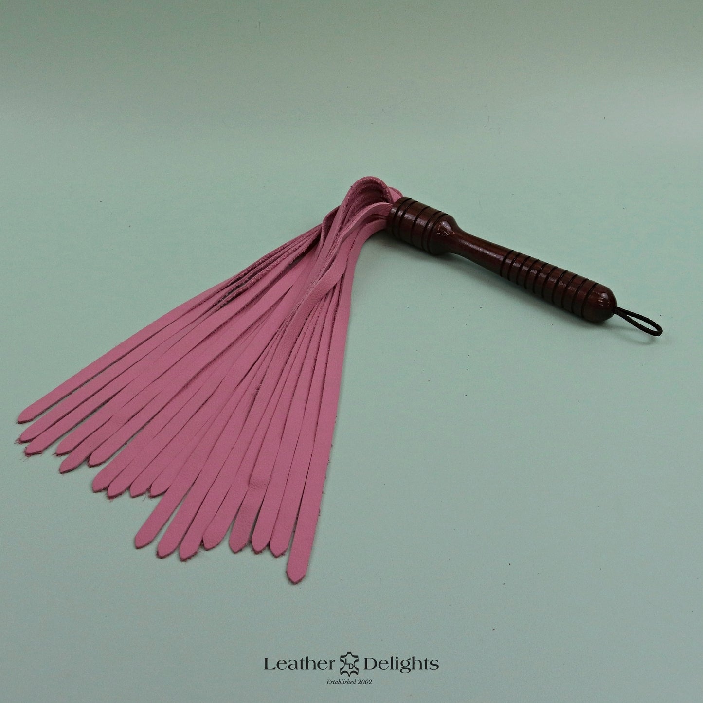 Soft Baby Pink Leather Flogger