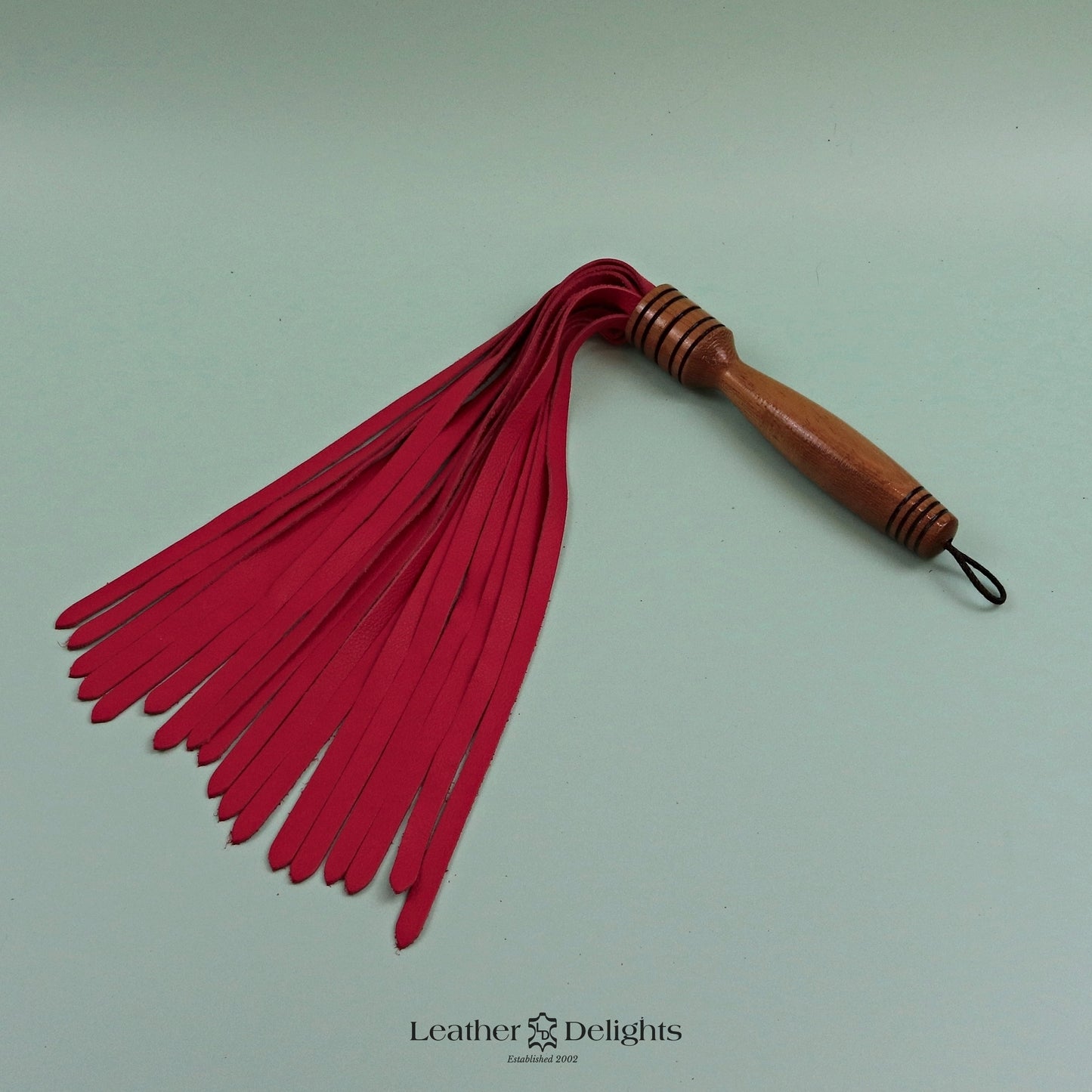 Soft Red Leather Flogger