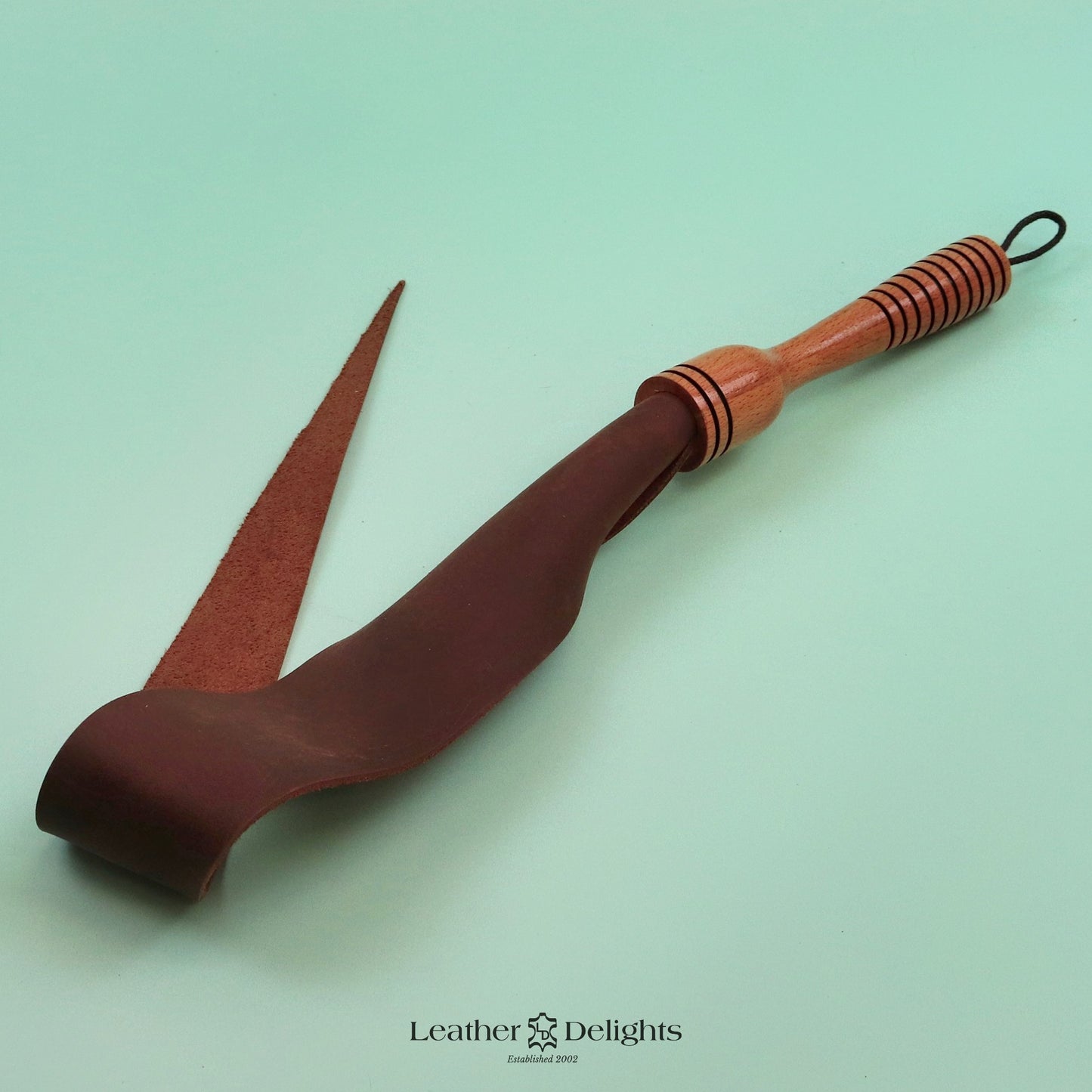 Soft Brown Leather Dragon Tail