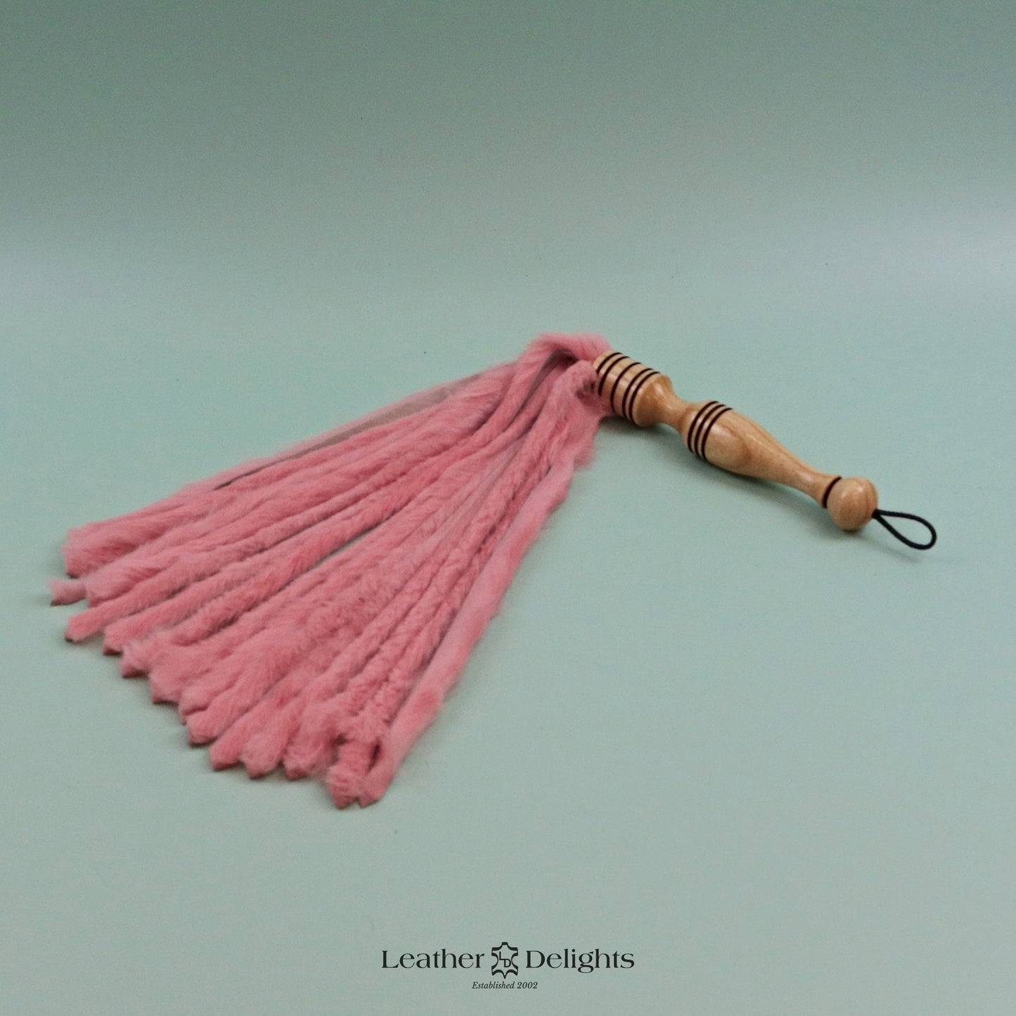 Baby Pink Rabbit Fur Flogger