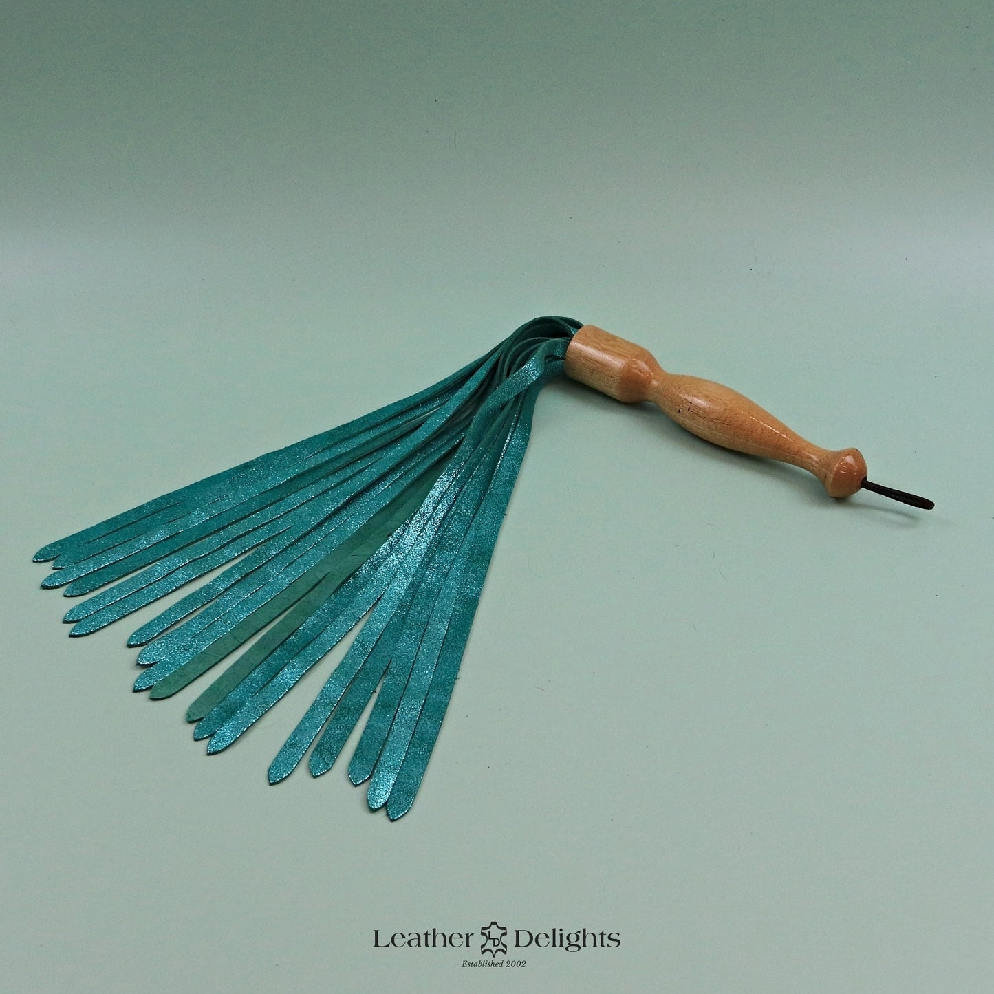 Metallic Jade Suede Flogger