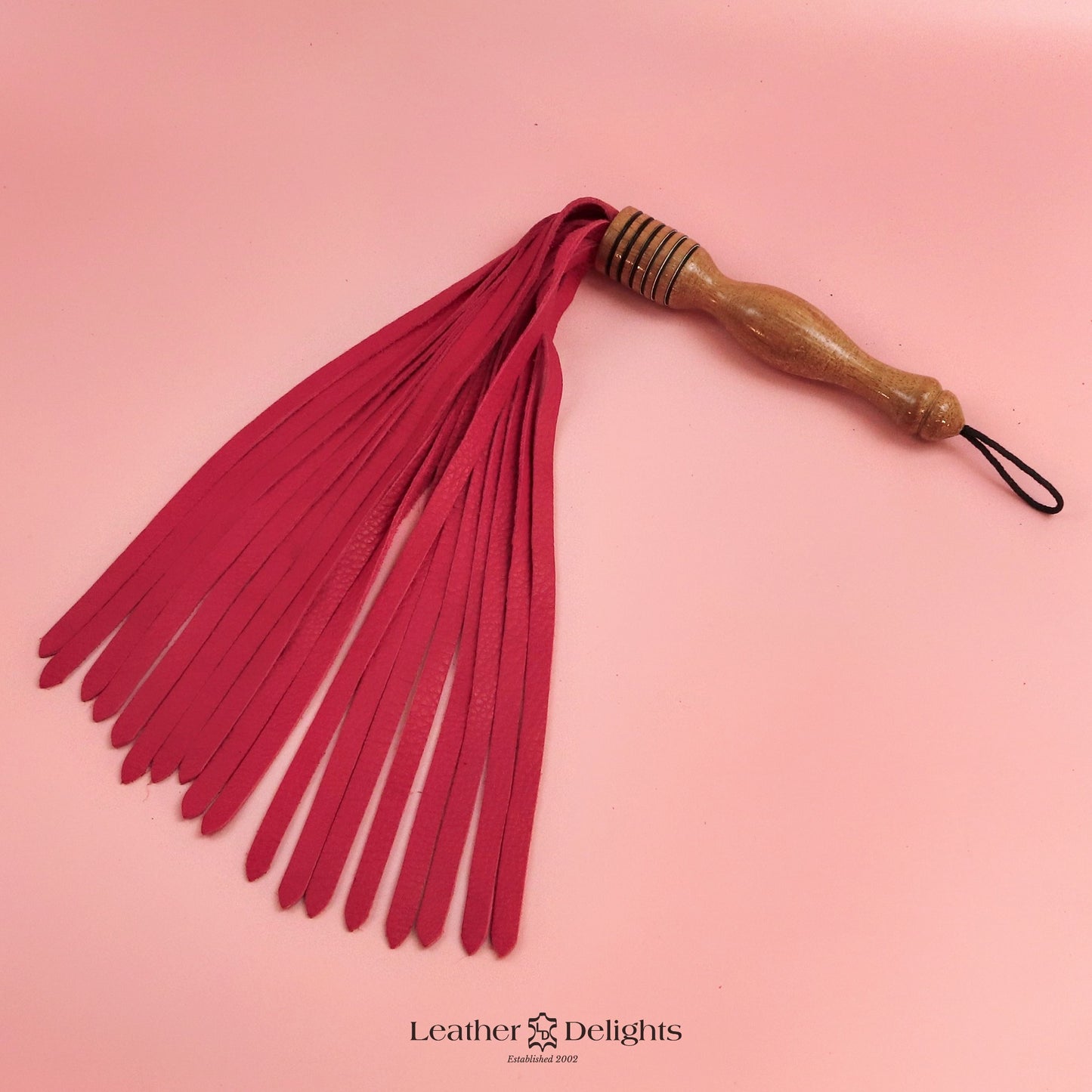 Soft Red Leather Flogger