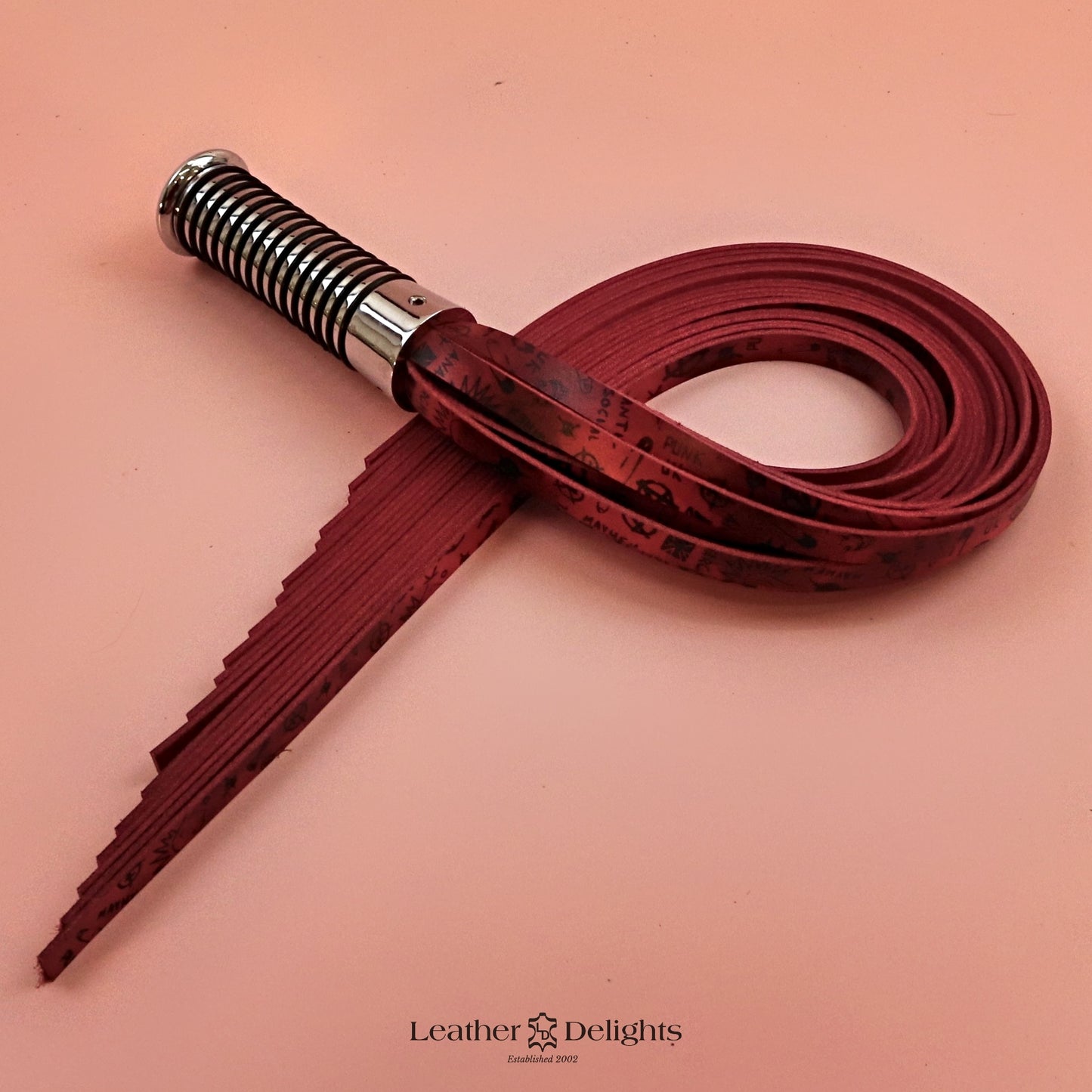 Torture Chamber Flogger - Anarchy Print