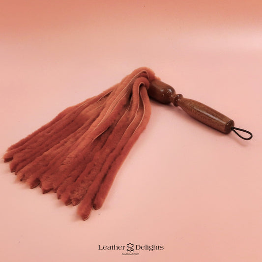 Burnt Orange Sheepskin Flogger