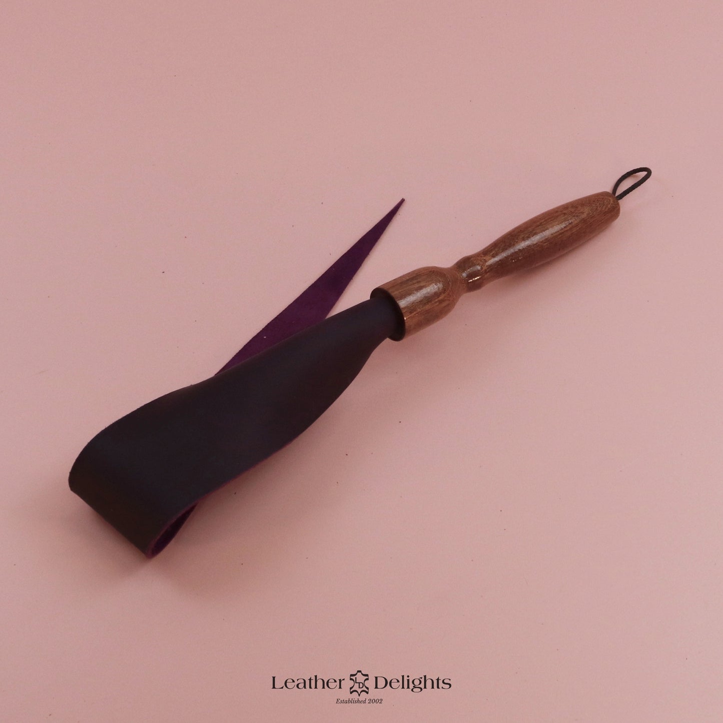 Soft Purple Leather Dragon Tail