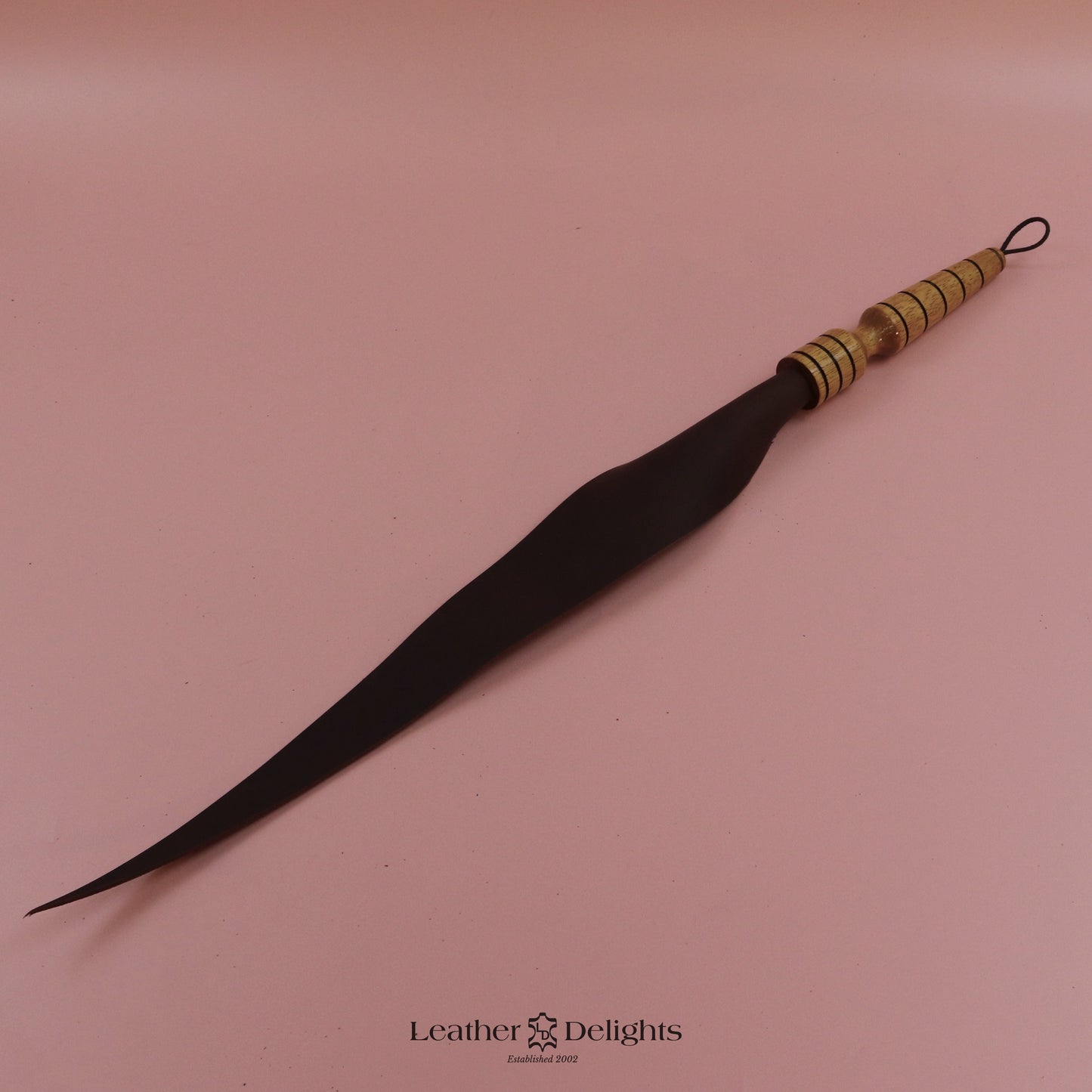 Soft Brown Leather Dragon Tail