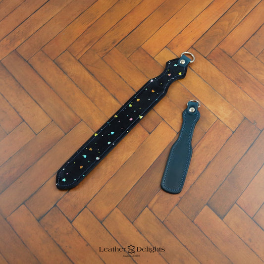 Dagger - Sparkly Hearts & Blue Leather