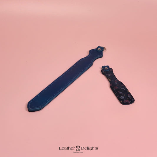 Dagger - Moon and Stars Suede & Blue Leather