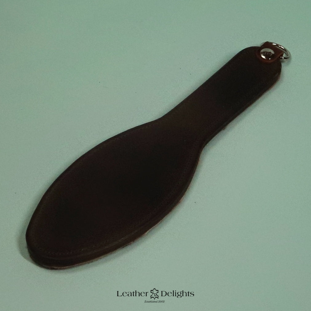 Shoe Sole - Leopard Print Sheepskin & Brown Leather