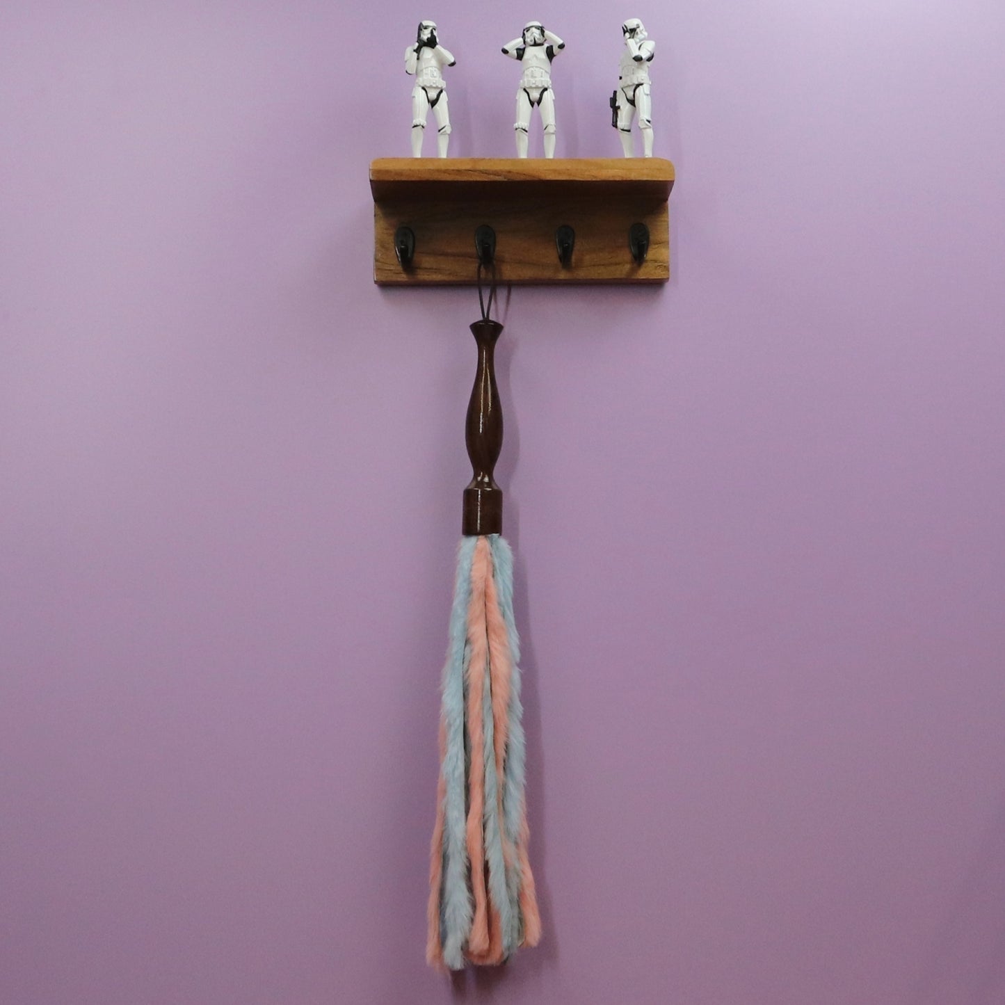 Baby Blue & Baby Pink Fur Flogger