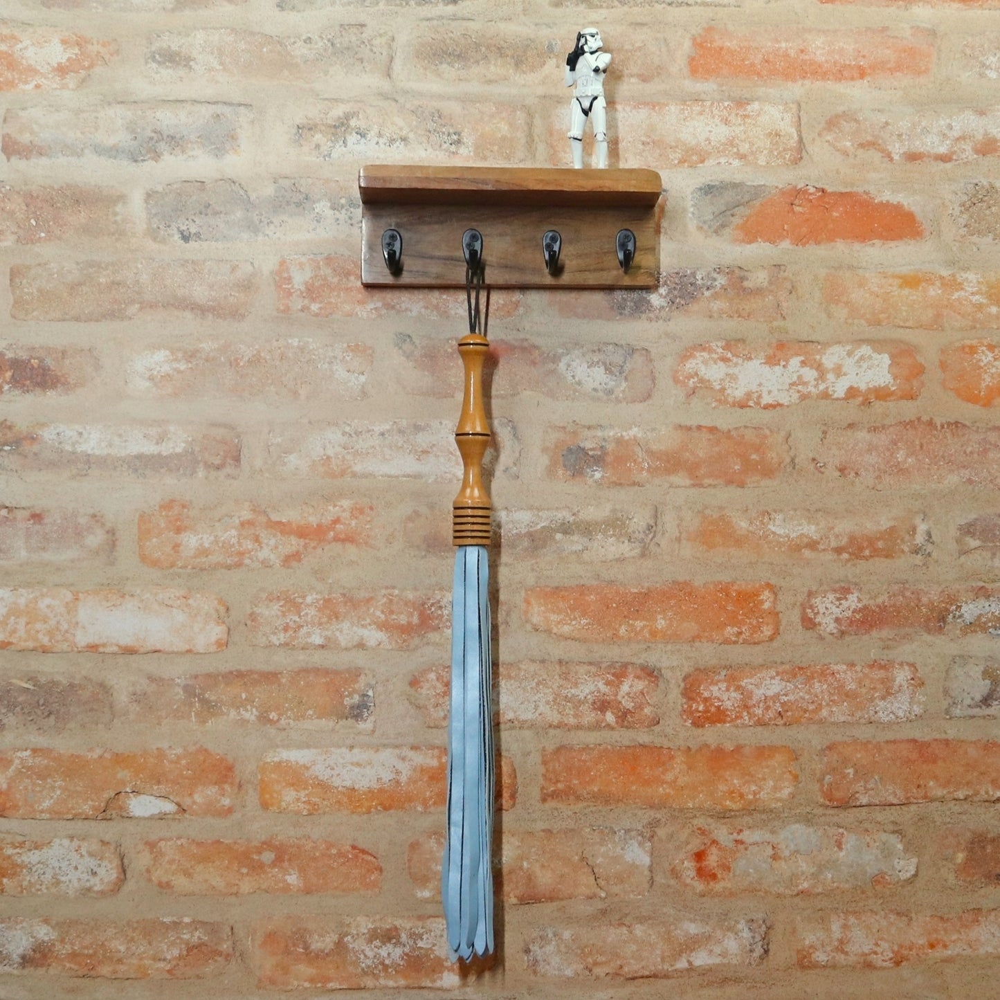 Baby Blue Lambskin Flogger