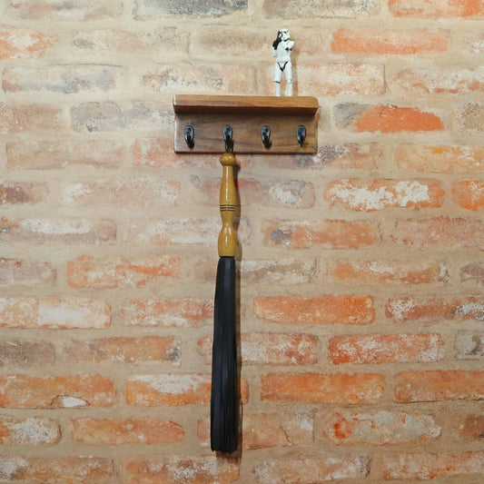 Black Lambskin Flogger