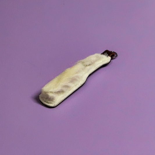 Mini Paddle - Brown Leather & Hair on Hide Reindeer