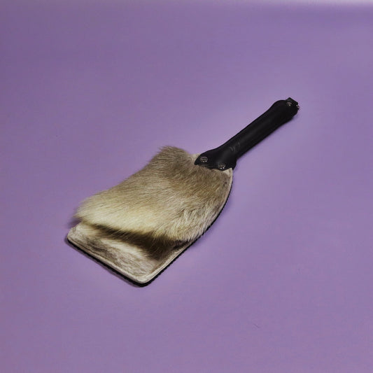 Booty Beater - Black Ripple Rubber & Hair on Hide Reindeer